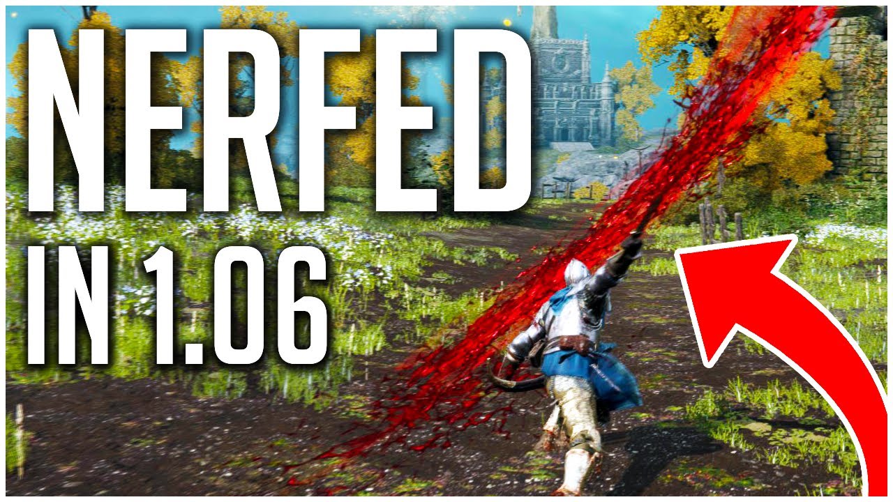 NEW Elden Ring Patch 1.06 Rivers of Blood NERF! Elden Ring Update 1.06