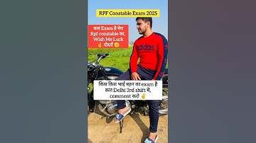 RPF Constable मेरा Exam 🤞 RPF Constable Exam Review #rpfconstable #rpfconstable2024 #rpf #shorts