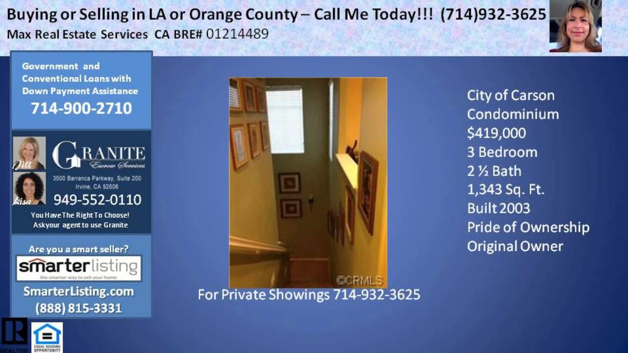 condos for sale in carson Ca 90745 YouTube