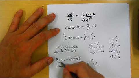 Calculus II Separable Differential Equations Part 2