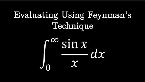 Evaluating the Integral of sin(x)/x from 0 to Infinity Using Feynman