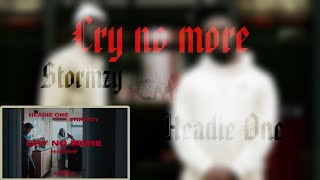 Headie One Ft. Stormzy - Cry No More (Official Video) | #reaction | #cronymedia | #video