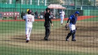 20220401　東北楽天ゴールデンイーグルス(2軍)【4回ｳﾗ】応援･攻撃風景　バッティング打撃@森林どり泉［ﾌｧｰﾑ ｲｰｽﾀﾝ･ﾘｰｸﾞ］仙台･ｳｪﾙﾌｧﾑﾌｰｽﾞ森林どりｽﾀｼﾞｱﾑ泉