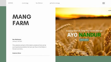 (WEBSITE DINAMIS) mangFarm - UAS PEMROGRAMAN WEB 1