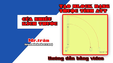 🔴 Nhatover|Block thuộc tính ATT|Thay đổi kích thước nhanh trong cad với ATT|Block thuộc tính là gì?