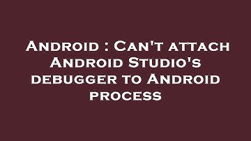 Android : Can