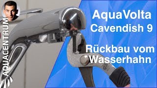 Rückbau eines am Wasserhahn angeschlossenen Ionisierers oder einer Umkehrosmoseanlage