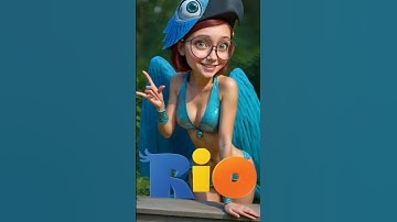 What If Rio Characters Were Human?  #livingcartoon #rio #RioMovie