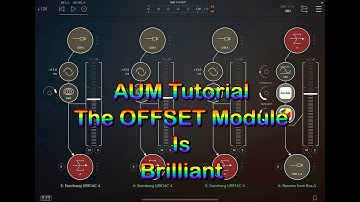 AUM Tutorial - How To Use The TIME OFFSET Module - Creative & Practical Use - Tips & Tricks