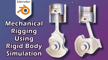 Blender 4.3 Mechanische rigging met behulp van rigide body-simulatie