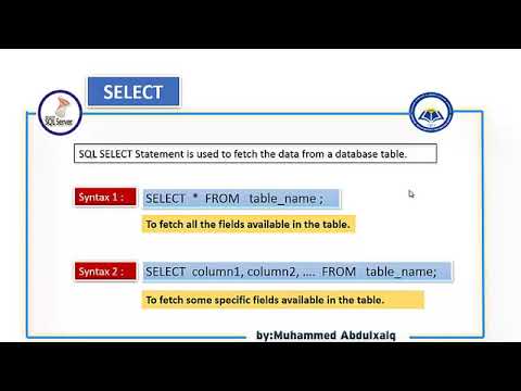 16 WHAT IS SELECTSQL SERVER KURDISH TUTORIALS
