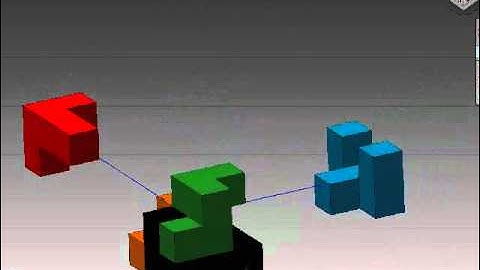 Explosion video for puzzle cube project.