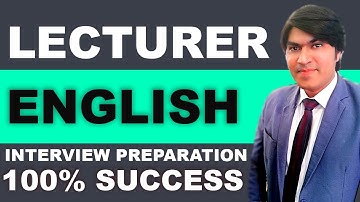 lecturer english interview preparation |ppsc interview preparation|how to prepare for ppsc interview