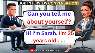 Tell Me About Yourself | Job Interview English Conversation Practice | Question and Answer ✅