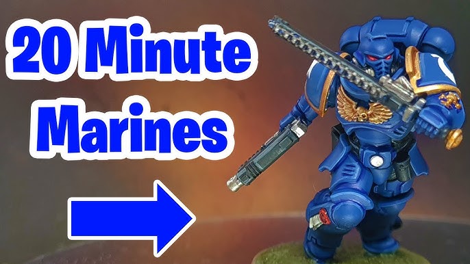 Painting Minis: Painting an UltraMarine – LMS Digital News