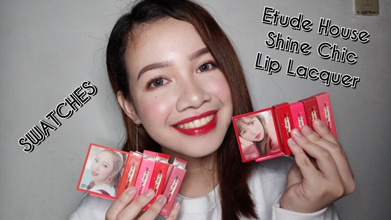 Etude House Shine Chic Lip Lacquer | SWATCHES | Cathlene Atienza
