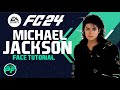 Ea fc 24 michael jackson face pro clubs clubes pro face creation  career mode  lookalike