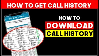 How to download call history as pdf || how to get call  history ||  download call history 2021 screenshot 3