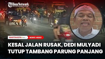 Kesal Jalan Rusak Terus, Dedi Mulyadi Tutup Tambang Parung Panjang