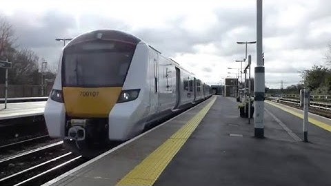 *Brand New* Class 700 107, 109 & 110 at Three Bridges on test.