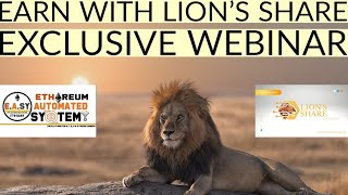 Lion's Share Ethereum Smart Contract Review Presentation - Earn With Lion's Share Exclusive Webinar