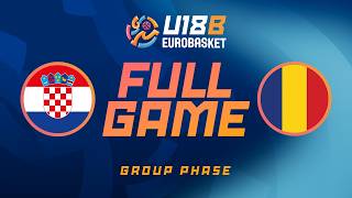 LIVE - Croatia v Romania | FIBA U18 EuroBasket 2026 Division B | Group Phase