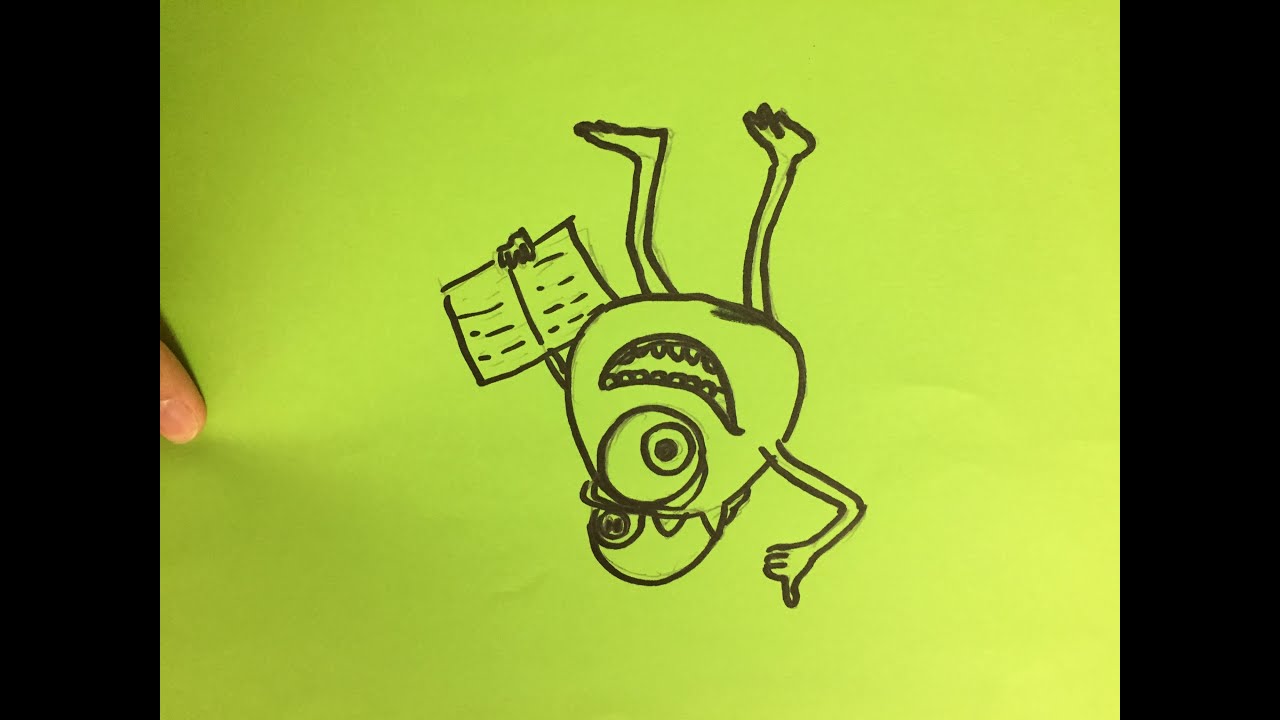 Drawing one eyed monster!
