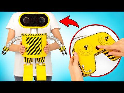 Video: Wie Man Einen Roboter Aus Pappe Baut