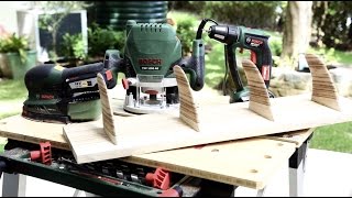How To Make A Surfboard Fin Towel Rack In this DIY video from Bosch, big wave surfer Mark Visser shows how to make a handy surfboard fin towel rack. Click here to get the