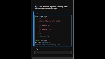 🔍 This Hidden Python Library Tests Your Code Automatically