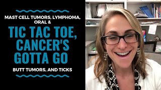 Mast cell tumors, lymphoma, oral & butt tumors, and ticks! Tick Tac Toe, Cancers Gotta Go: Vlog 41