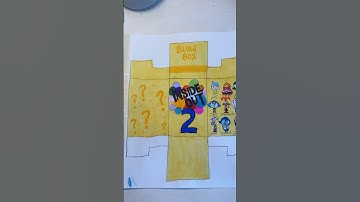 Making a DIY Inside Out blind box!!  📦🎨🩷🥰🤪#subscribe#paperart#diy#viral#fyp#cute🤩😍