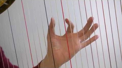 Double harmonics on the harp - Slow Motion Monday ep. 42