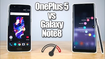 Galaxy Note 8 vs OnePlus 5 - NEW CHAMP??? Speedtest Comparison!