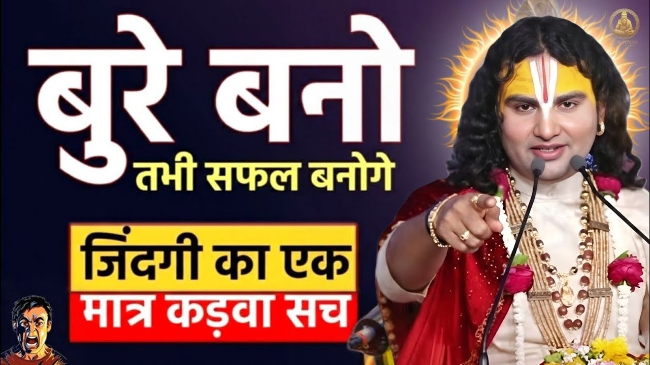 बुरे बनो तभी सफल बनोगे ये कड़वा सच है aniruddhacharya ji maharaj live,aniruddhacharya ji ke bhajan,