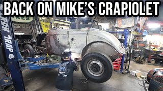 Fixing The HACKED UP B Pillar On Mike's 1934 Ford Cabriolet