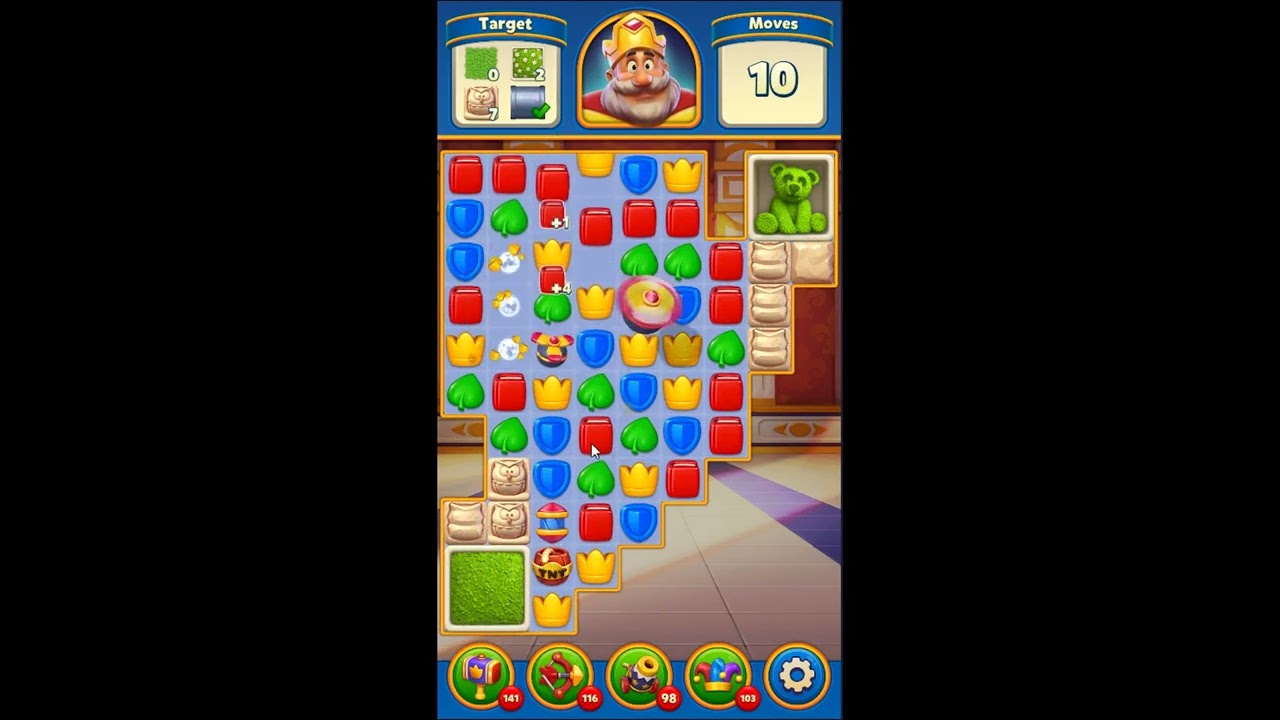 Royal Match Level 2594 - NO BOOSTERS GAMEPLAY 👑 | SKILLGAMING ✔️