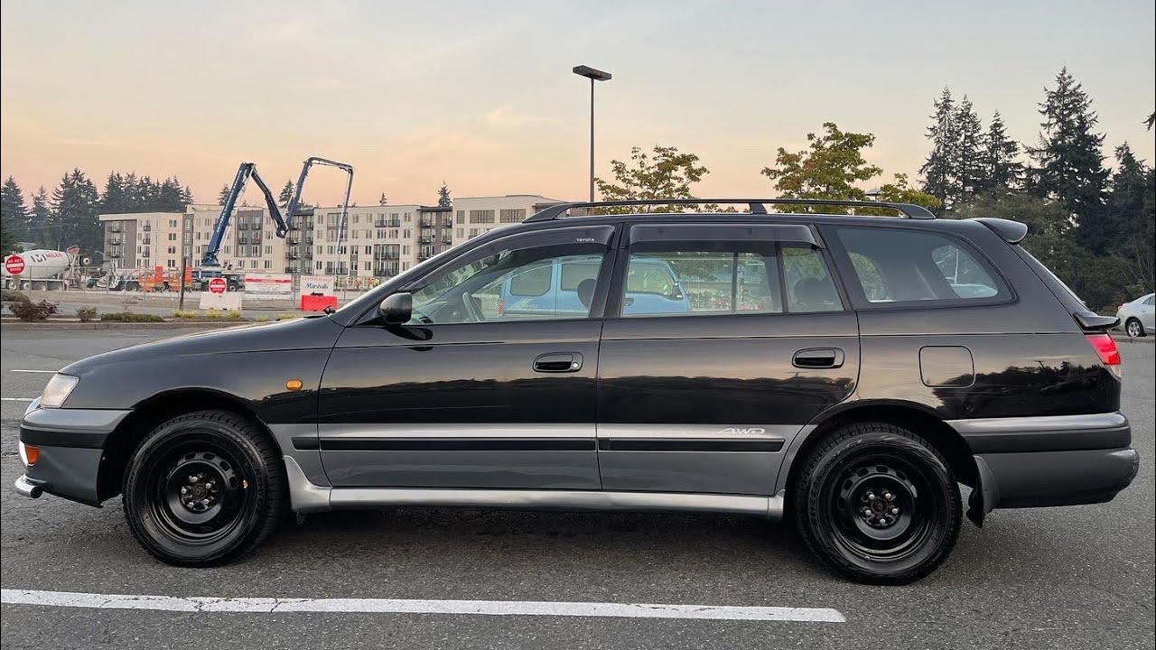 1996 Toyota Caldina TZ 4WD AT 2.0L RHD JDM clean 😃 - YouTube