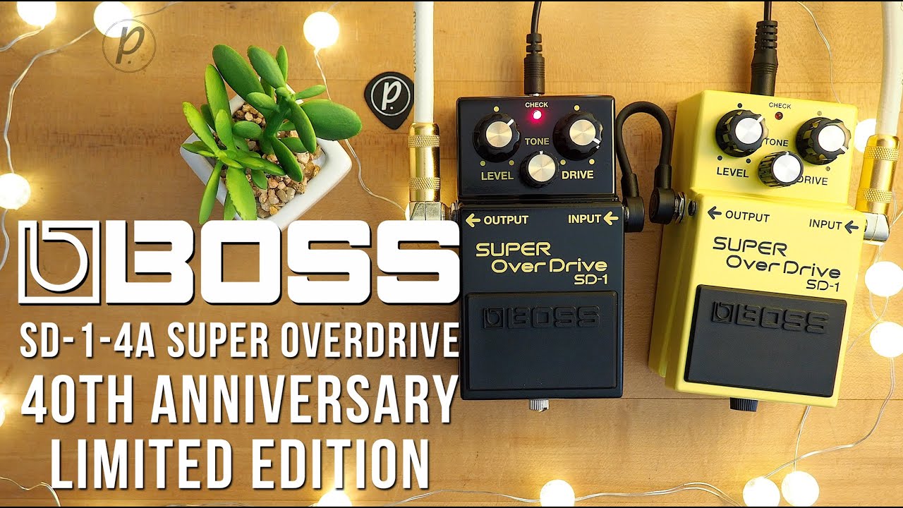 Boss SD-1-4A SUPER OverDrive Limited Edition 40th Anniversary
