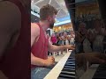 I Met A SAXOPHONIST At The AIRPORT Piano Saxophone Publicpiano Dancemonkey Saxophone 