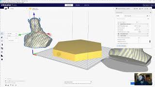 Using Cura's mesh tool SPLIT MODEL EASY!! Resimi