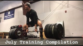 515lb Deadlift | July Training Compilation