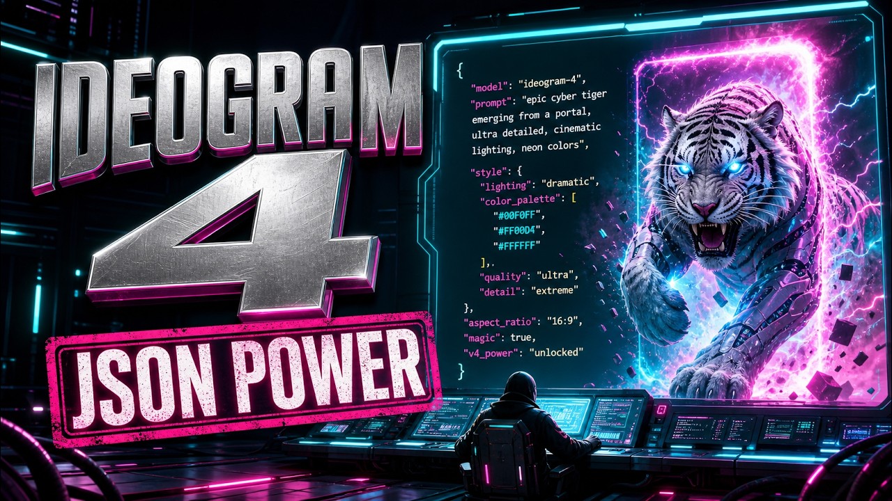 Ideogram 4 is HERE: The Ultimate JSON Prompting Masterclass!
