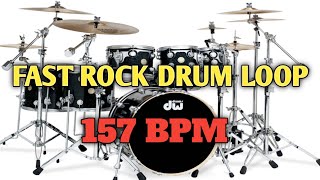 FAST ROCK DRUM LOOP | 157 BPM