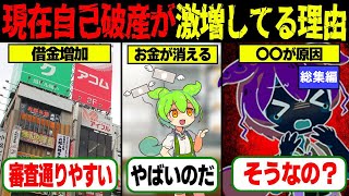 【実話】【闇が深すぎる】令和になって自己破産が激増中…その裏にある知られざる理由とは？【ゆっくり解説ずんだもん総集編】