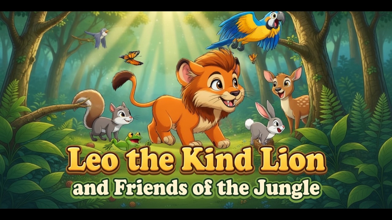 Leo the Kind Lion Saves the Day! 🦁 Jungle Friends Adventure | Fun Kids ...