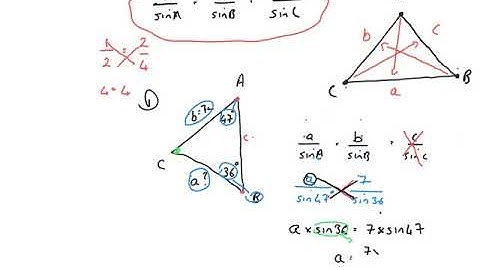 The sine rule part 1