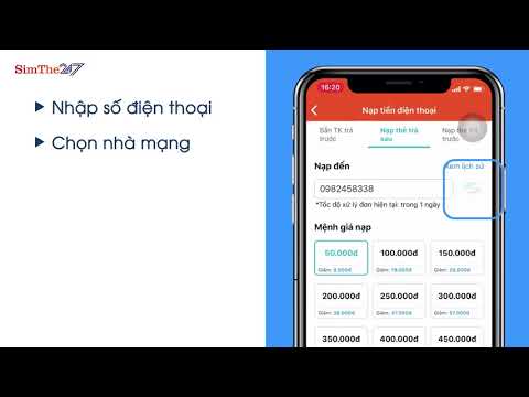 Hướng dẫn sử dụng app SimThe247- Ứng dụng nạp thẻ chiết khấu cao. Kiếm nhẹ nhàng 3 5tr/tháng tại nhà | Foci