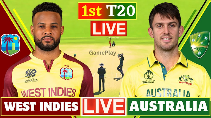 🔴West Indies vs Australia, 1st T20 - Live Score | Live Cricket Match Today | WI vs AUS 1st T20 Live
