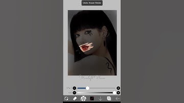 Blackpink Lisa Smudge Edit ibisPaintX Tutorial #blackpink #lisa #edit #ibispaintx #tutorial #smudge